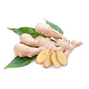 Ginger works as an anti-inflammatory agent