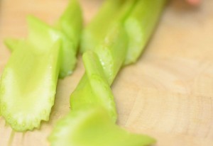 Cutting Celery